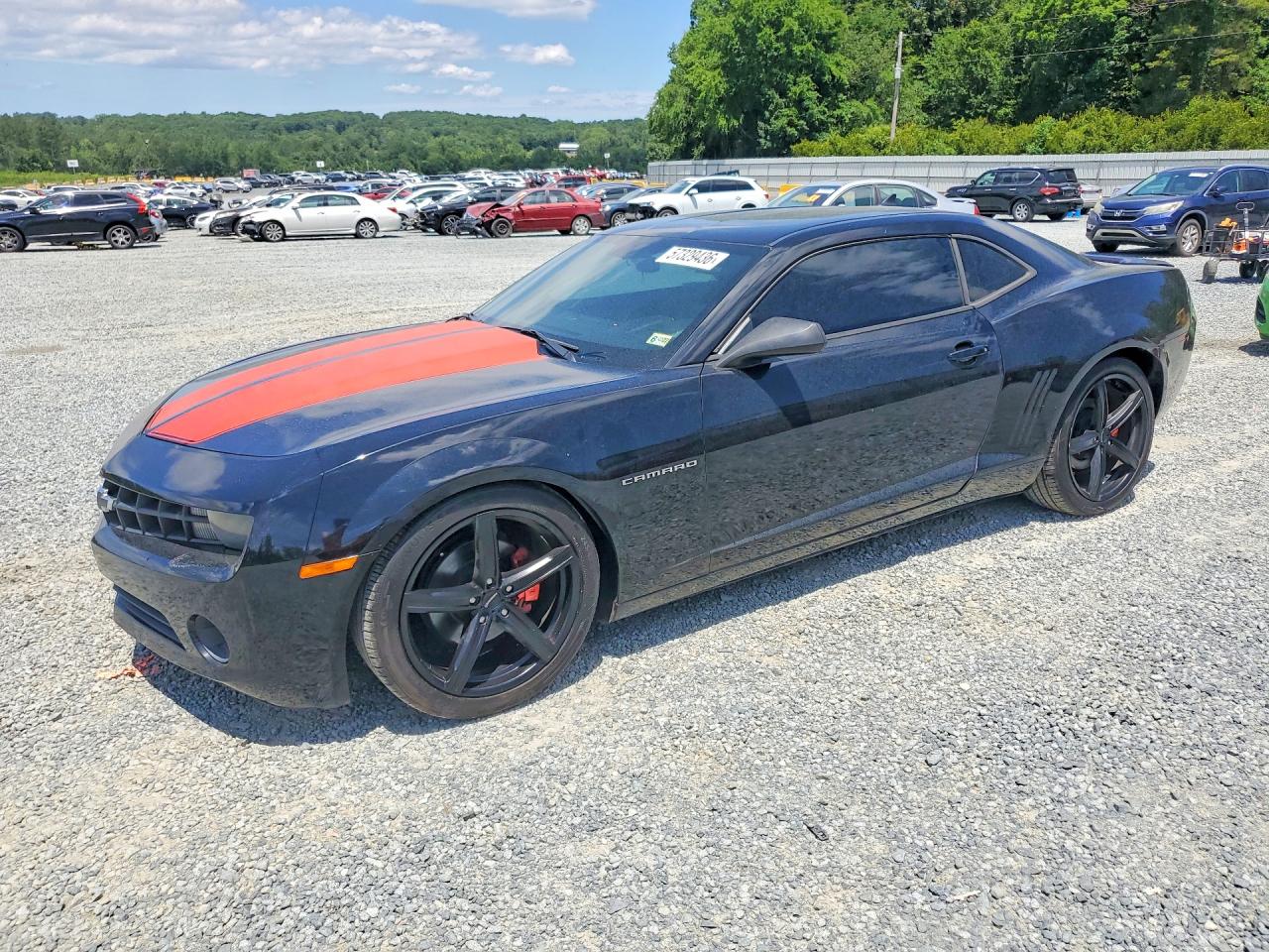 2013 Chevrolet Camaro LS, VIN 2G1FE1E3XD9127248 — Prior damage history