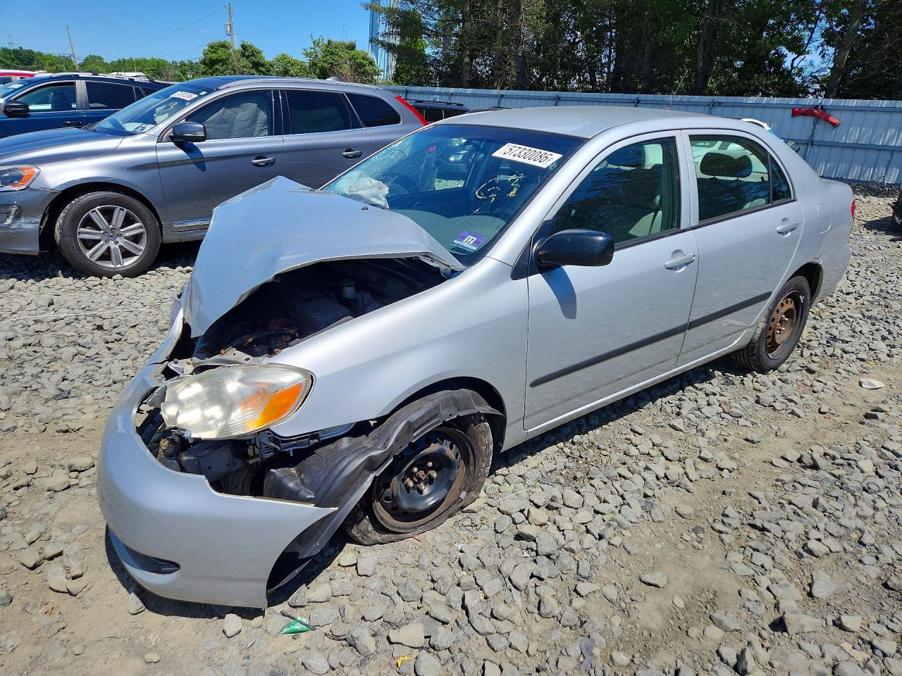 2008 Toyota Corolla CE, VIN 2T1BR32E98C932319 — Front end