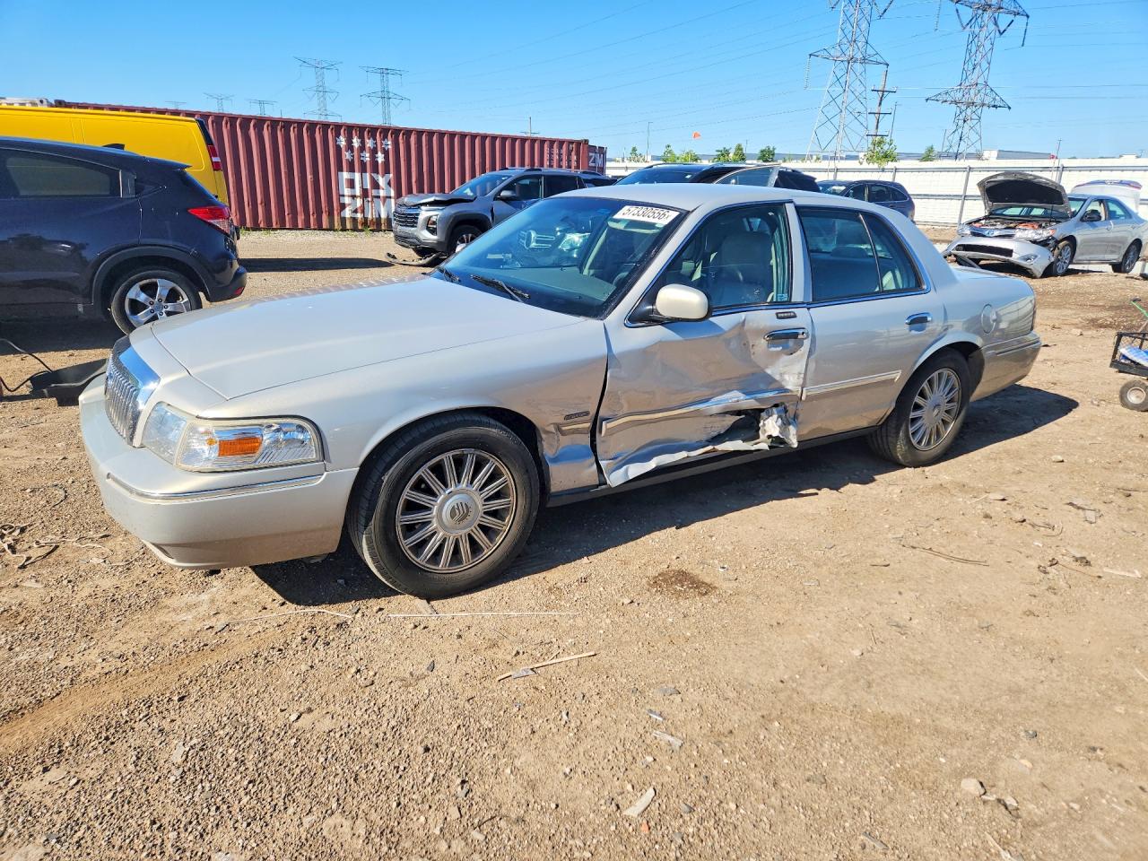 2011 Mercury Grand Marquis LS, VIN 2MEBM7FV2BX610137 — Rear end