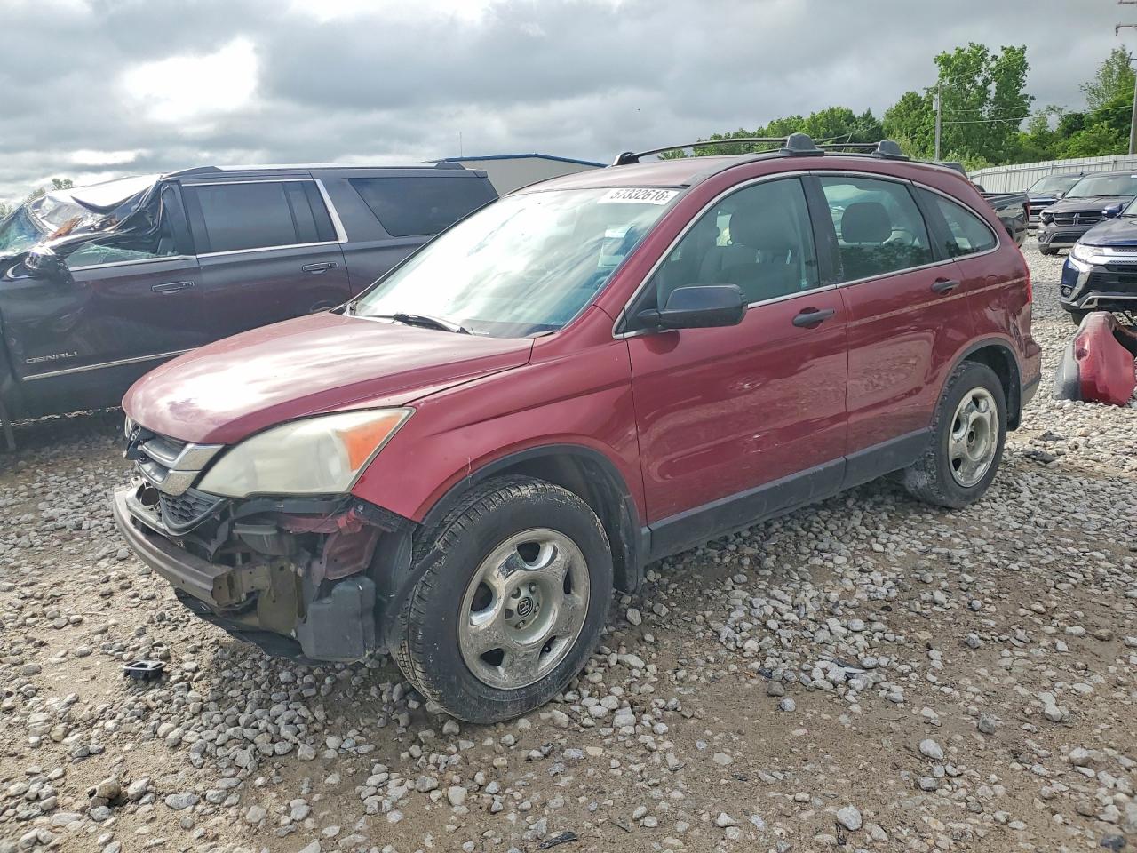 2011 Honda CR-V LX, VIN 5J6RE3H36BL060322 — Front end