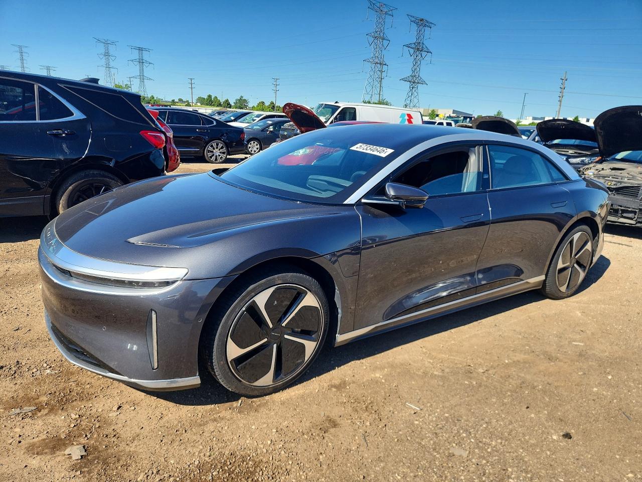 2023 Lucid Air Touring, VIN 50EA1TEA5PA005814 — Front end