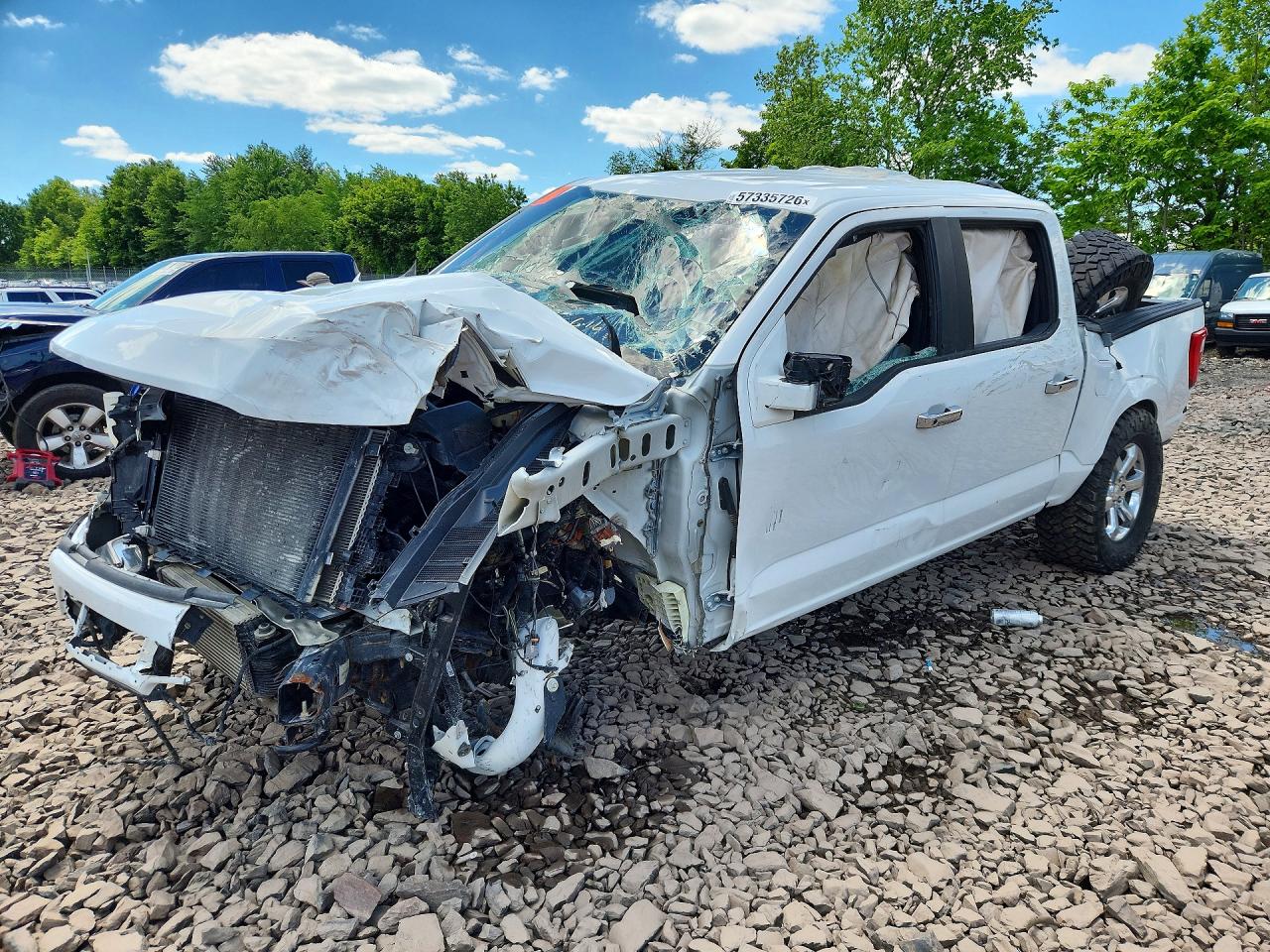 2021 Ford F-150 XL, VIN 1FTEW1EP9MFC39291 — Rollover