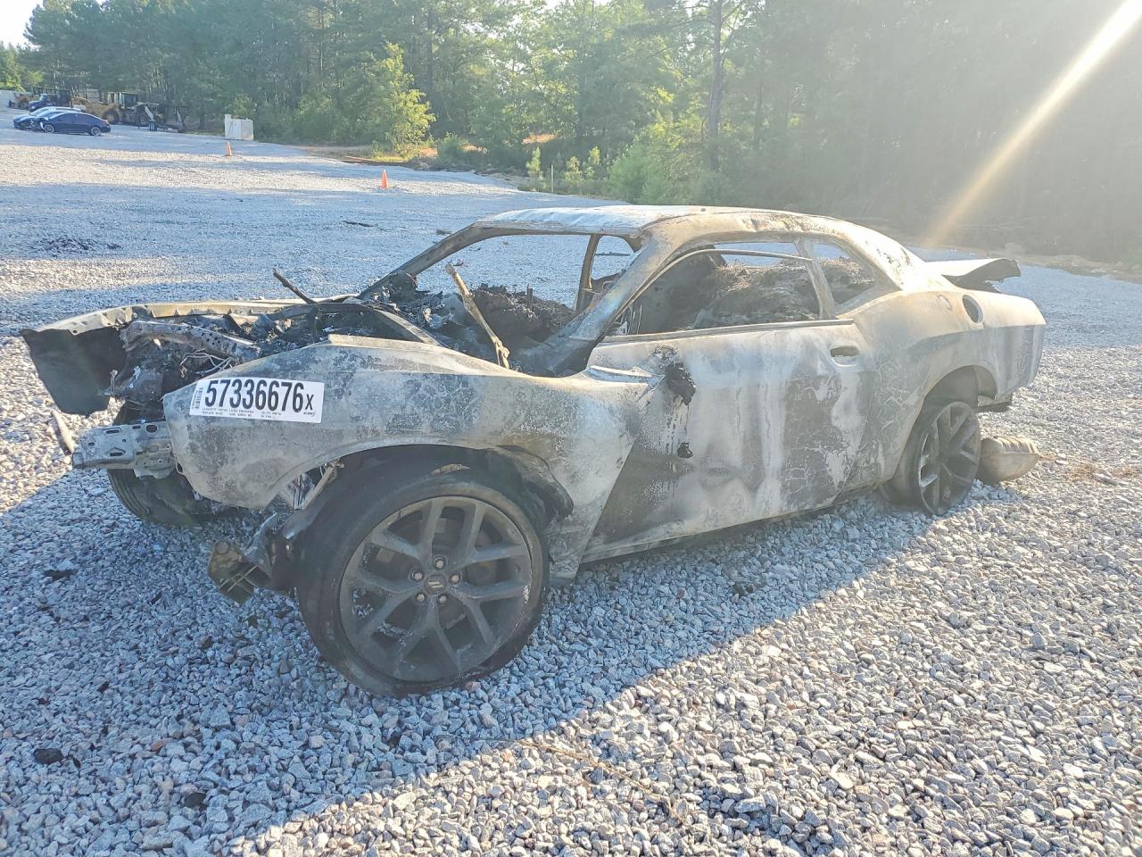 2023 Dodge Challenger SXT, VIN 2C3CDZAG5PH517953 — Burn