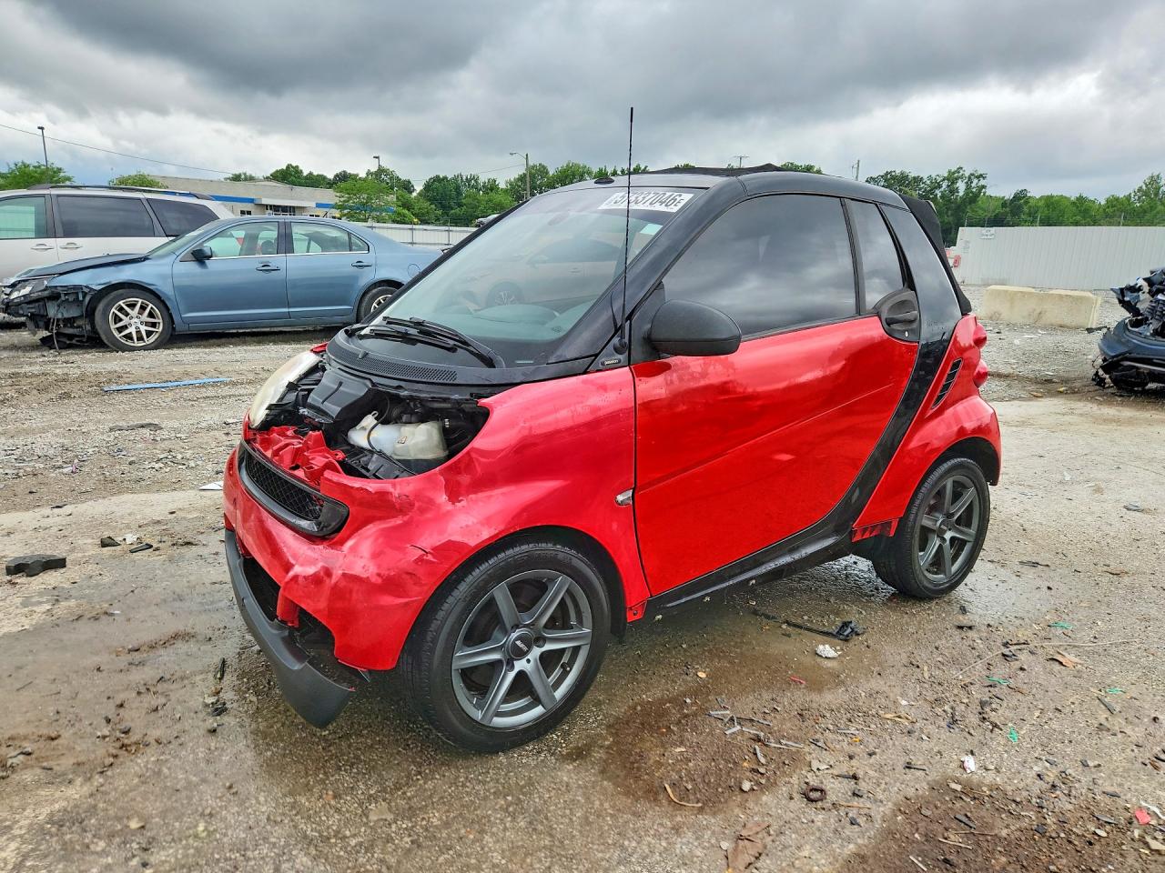 2009 Smart fortwo Passion, VIN WMEEK31X79K238198 — Front end