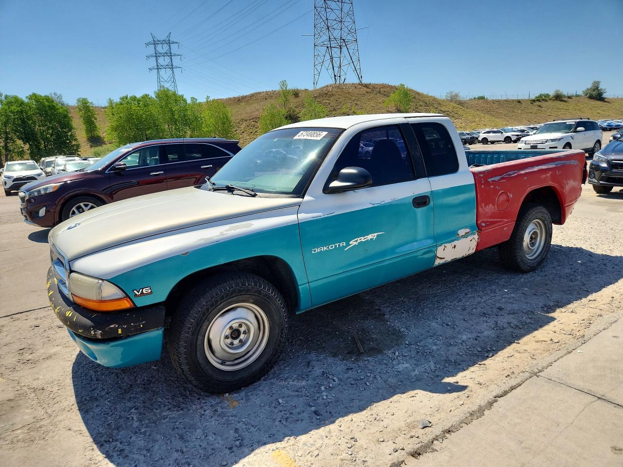 1997 Dodge Dakota, VIN 1B7GL23XXVS151045 — Зад