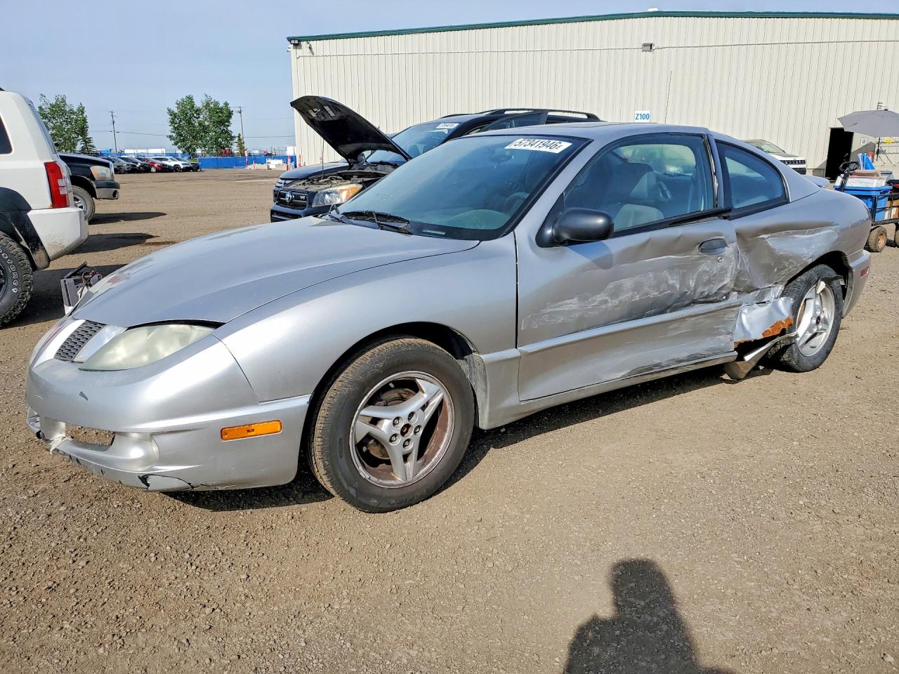 2005 Pontiac Sunfire, VIN 3G2JB12F45S186250 — Side