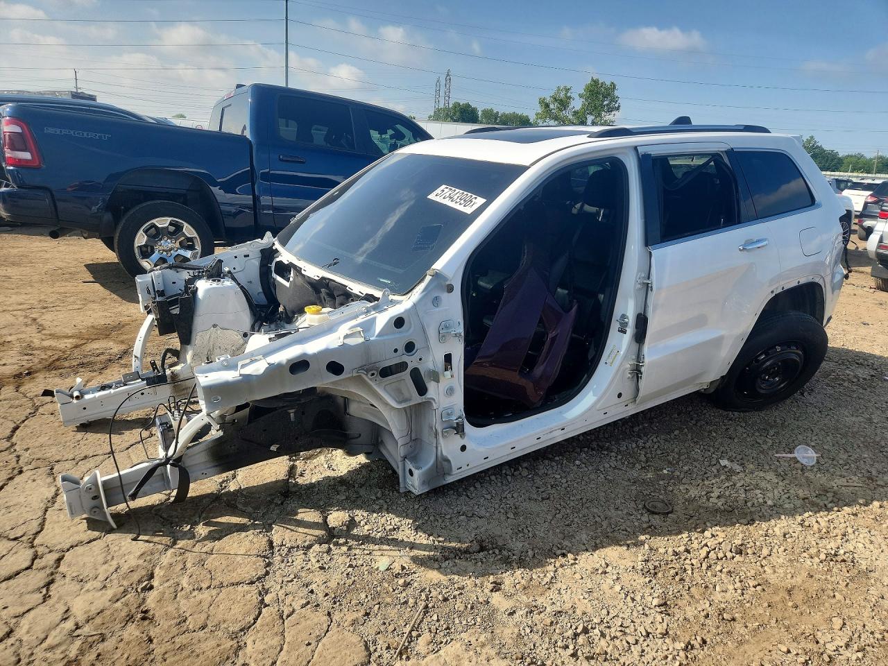 2021 Jeep Grand Cherokee Limited, VIN 1C4RJFBG9MC781218 — Stripped