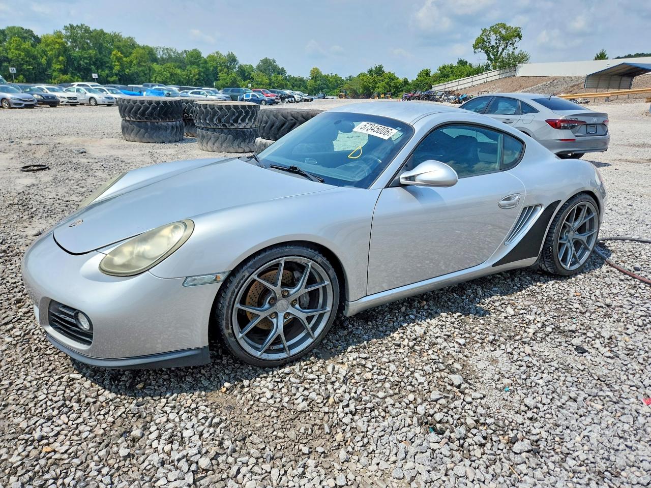 2010 Porsche Cayman, VIN WP0AA2A89AU760150 — Front end