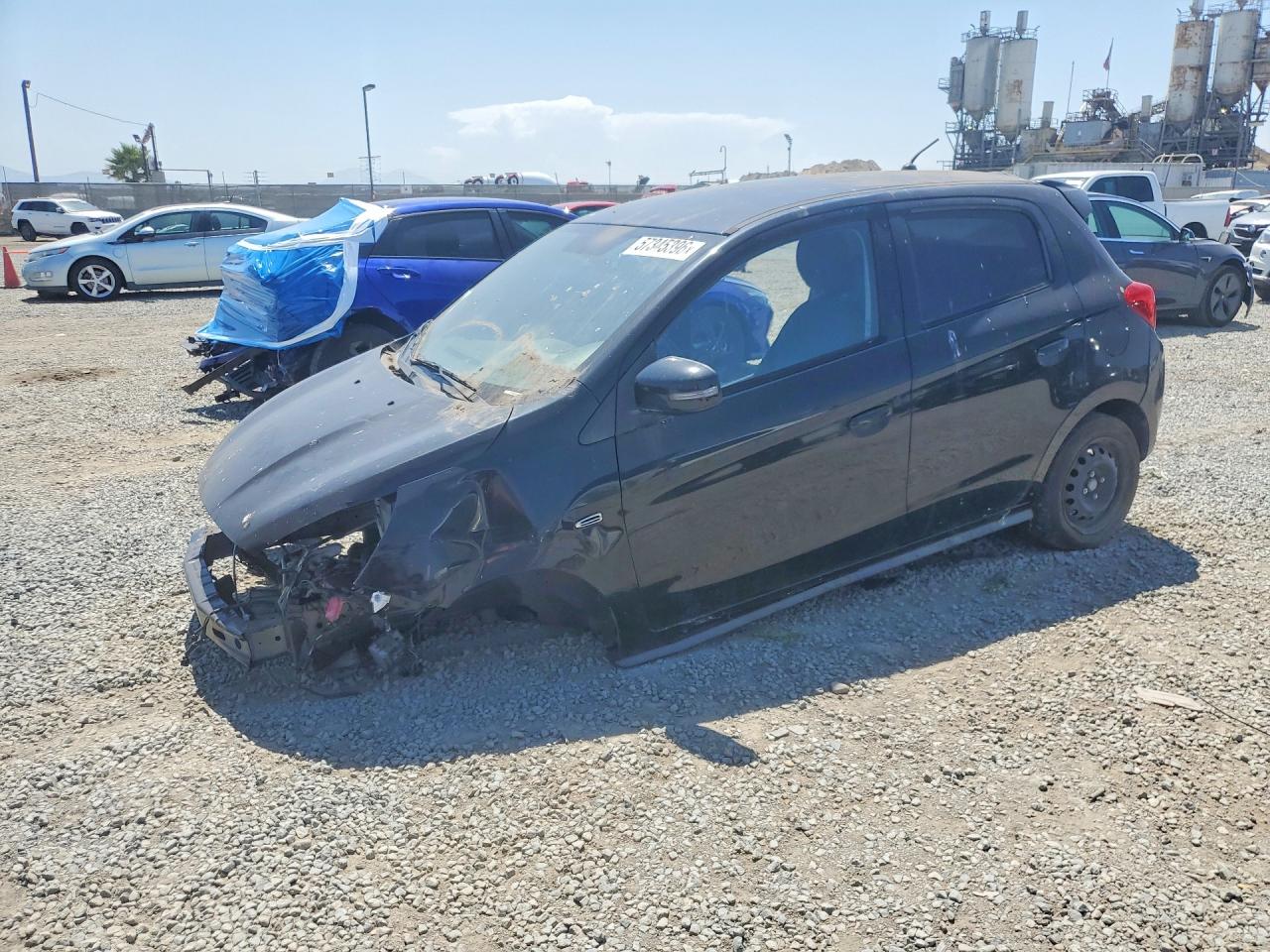 2017 Mitsubishi Mirage SE, VIN ML32A4HJ5HH002692 — Stripped