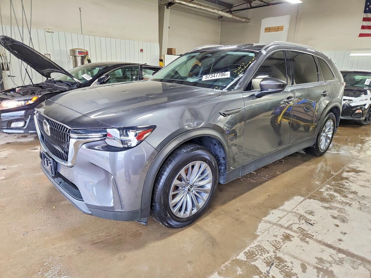 2024 Mazda CX-90 Preferred, VIN JM3KKBHD5R1154160 — Hail