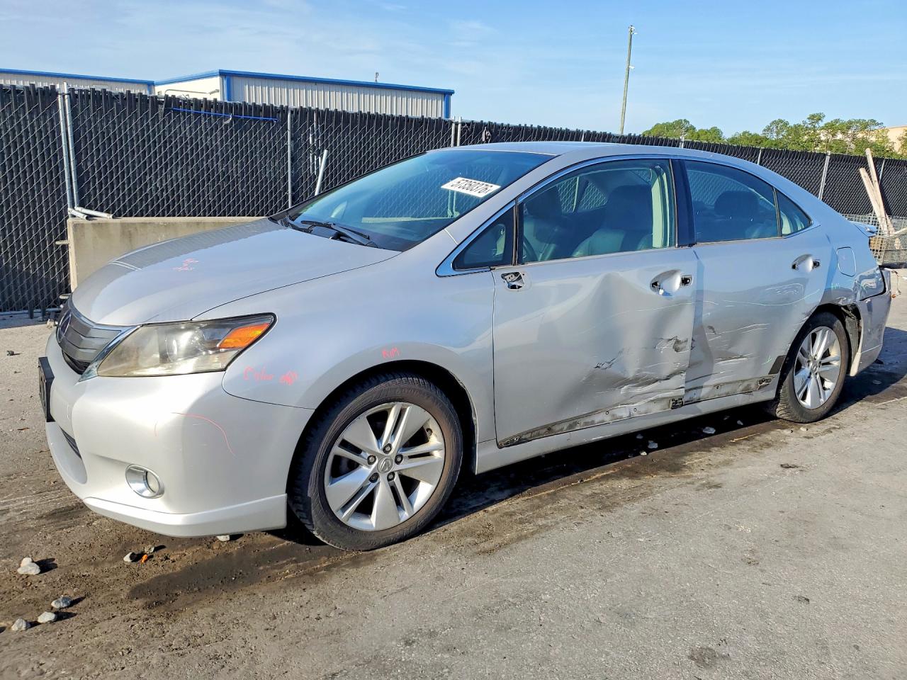 2012 Lexus HS 250h, VIN JTHBB1BA0C2050077 — Side