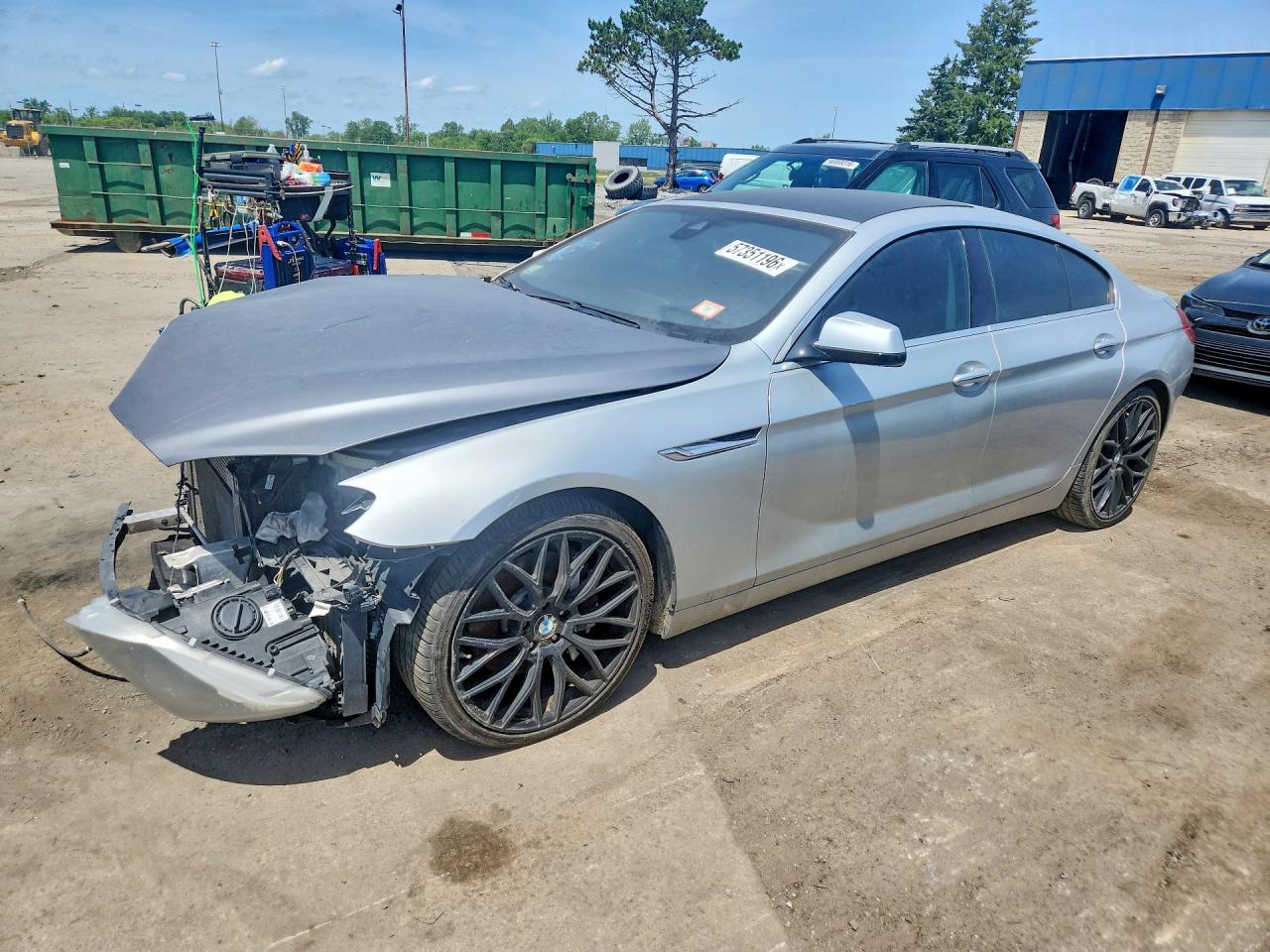 2013 BMW 6 Series 650i xDrive, VIN WBA6B4C54DD098240 — Front end