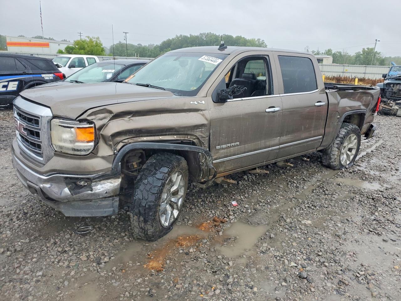 2014 GMC Sierra 1500 SLT, VIN 3GTU2VEC9EG361466 — Front end