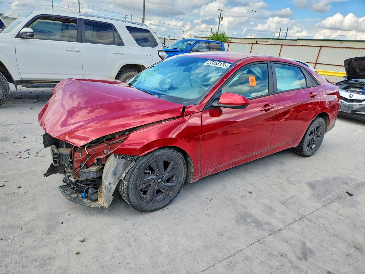 2021 Hyundai Elantra SEL, VIN KMHLM4AGXMU164032 — Front end