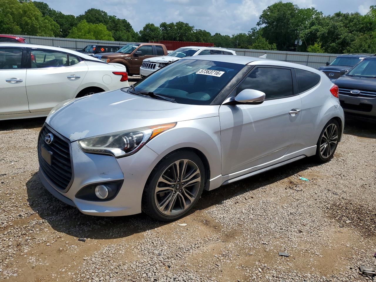 2016 Hyundai Veloster Turbo, VIN KMHTC6AE5GU263455 — Normal wear