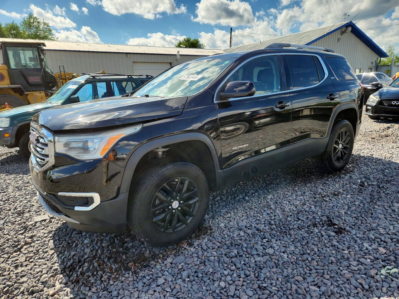 2019 GMC Acadia SLT, VIN 1GKKNMLS7KZ180207 — Rear end