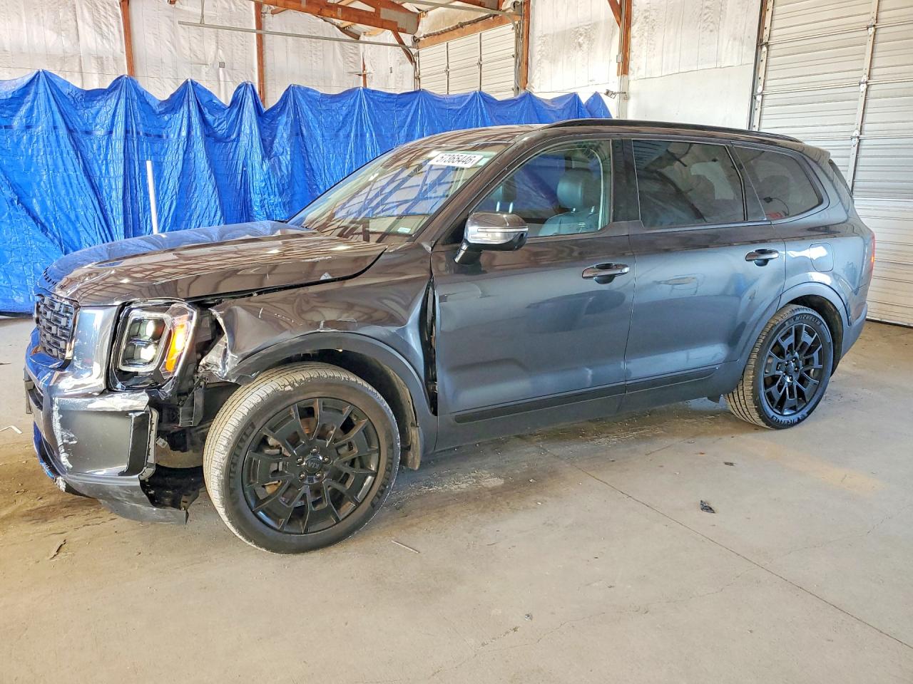 2021 Kia Telluride SX, VIN 5XYP5DHC0MG137185 — Front end