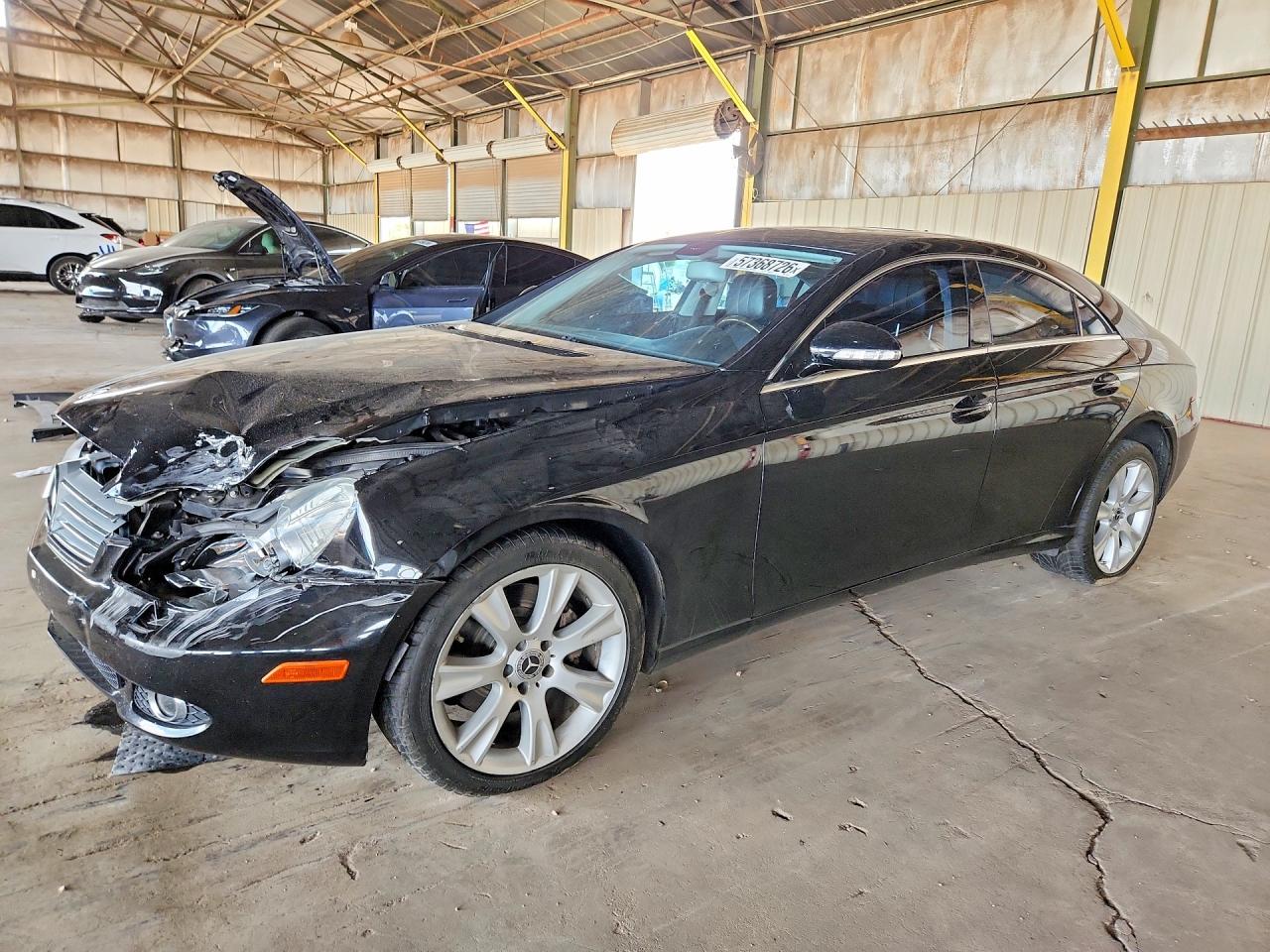 2008 Mercedes-Benz CLS 550, VIN WDDDJ72X28A132707 — Front end