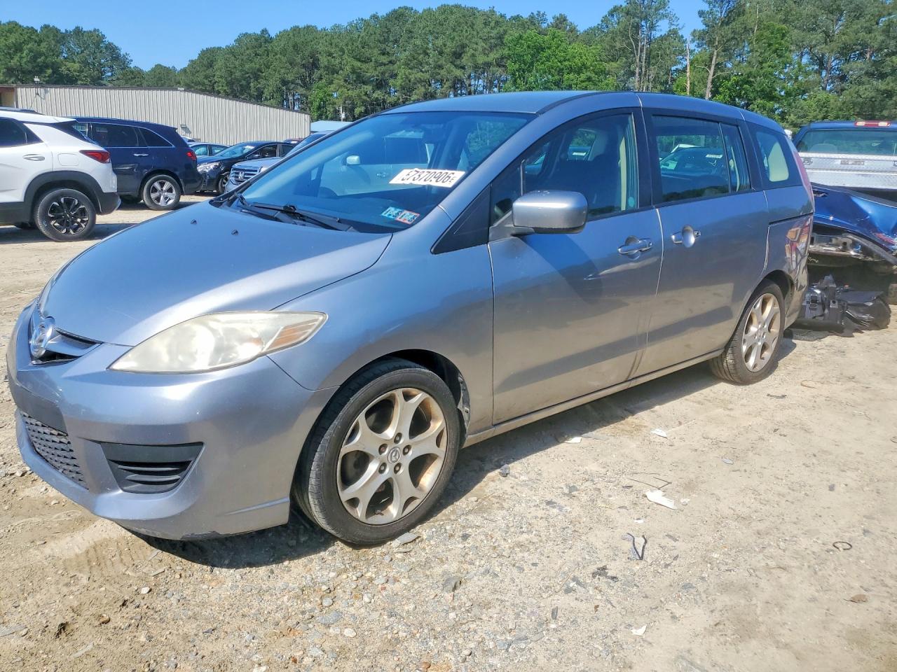 2010 Mazda 5 Sport, VIN JM1CR2WL9A0375192 — Rear end