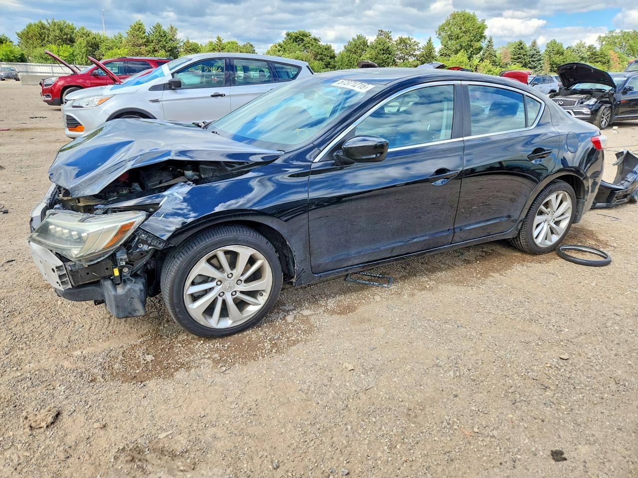 2017 Acura ILX, VIN 19UDE2F35HA004777 — Front end