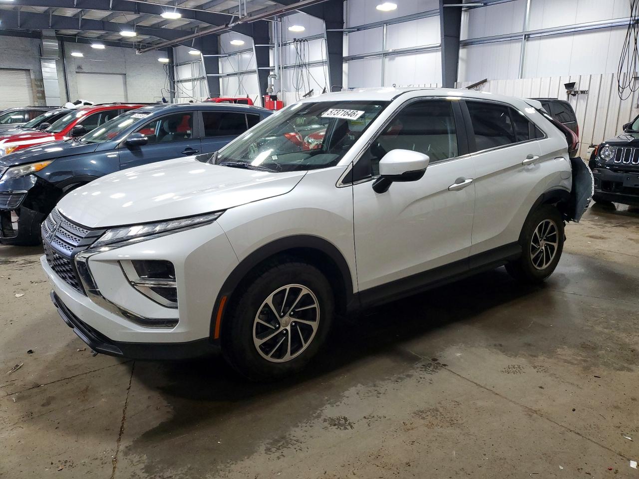 2022 Mitsubishi Eclipse Cross ES, VIN JA4ASUAA1NZ014032 — Rear end