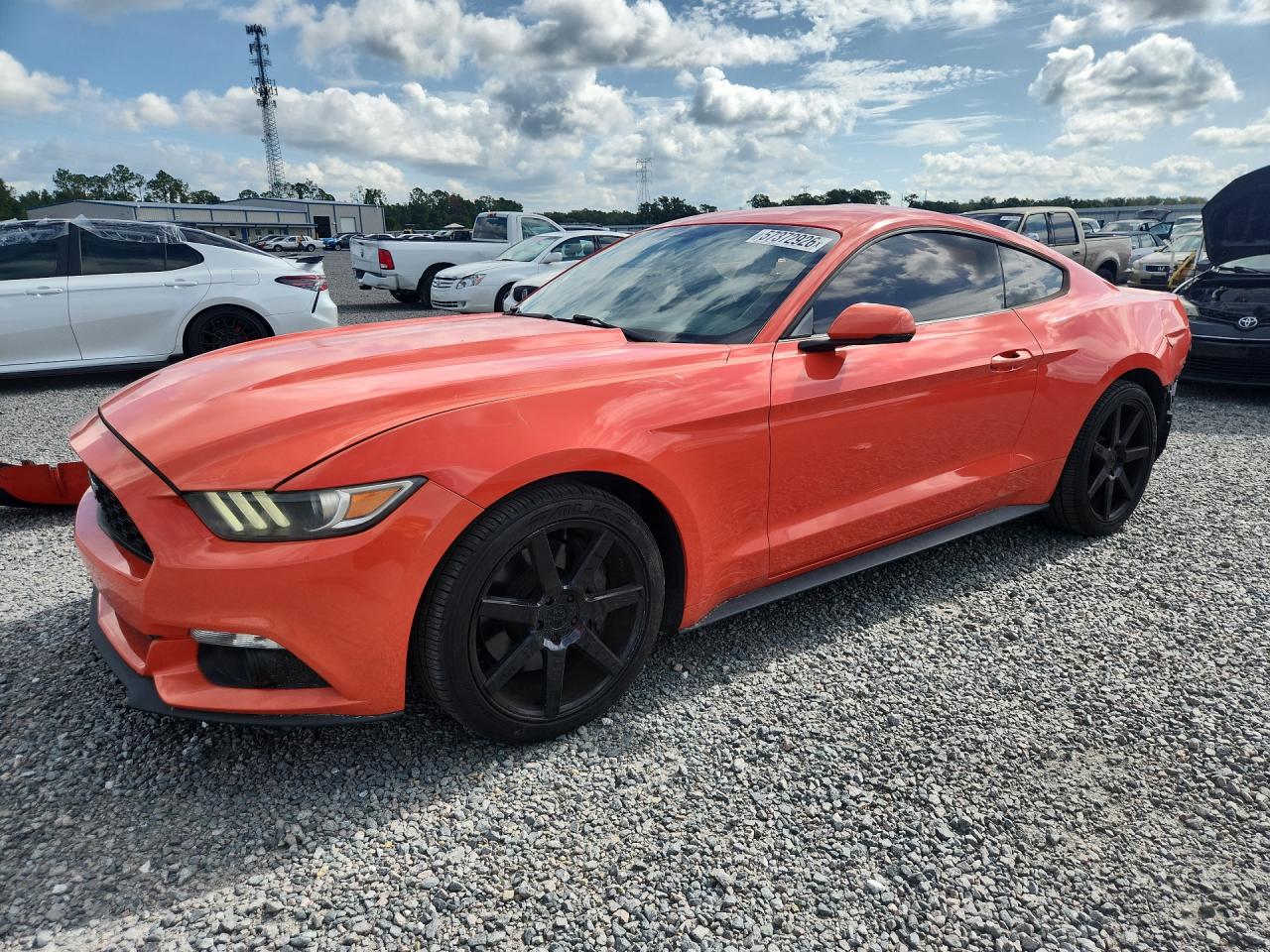 2015 Ford Mustang EcoBoost, VIN 1FA6P8TH6F5385166 — Rear end