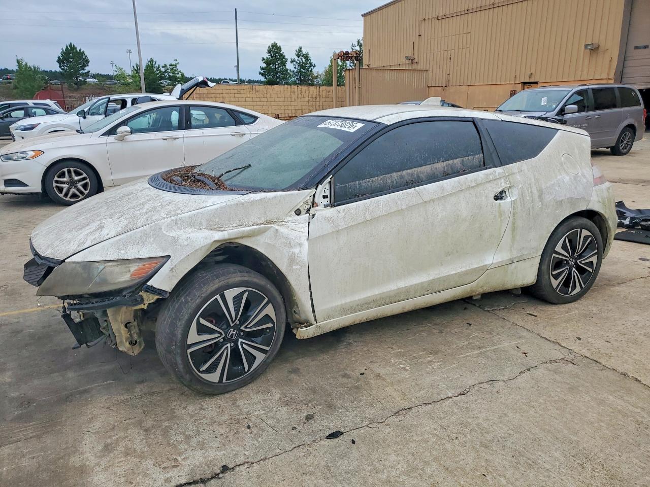 2013 Honda CR-Z, VIN JHMZF1D40DS003983 — Front end