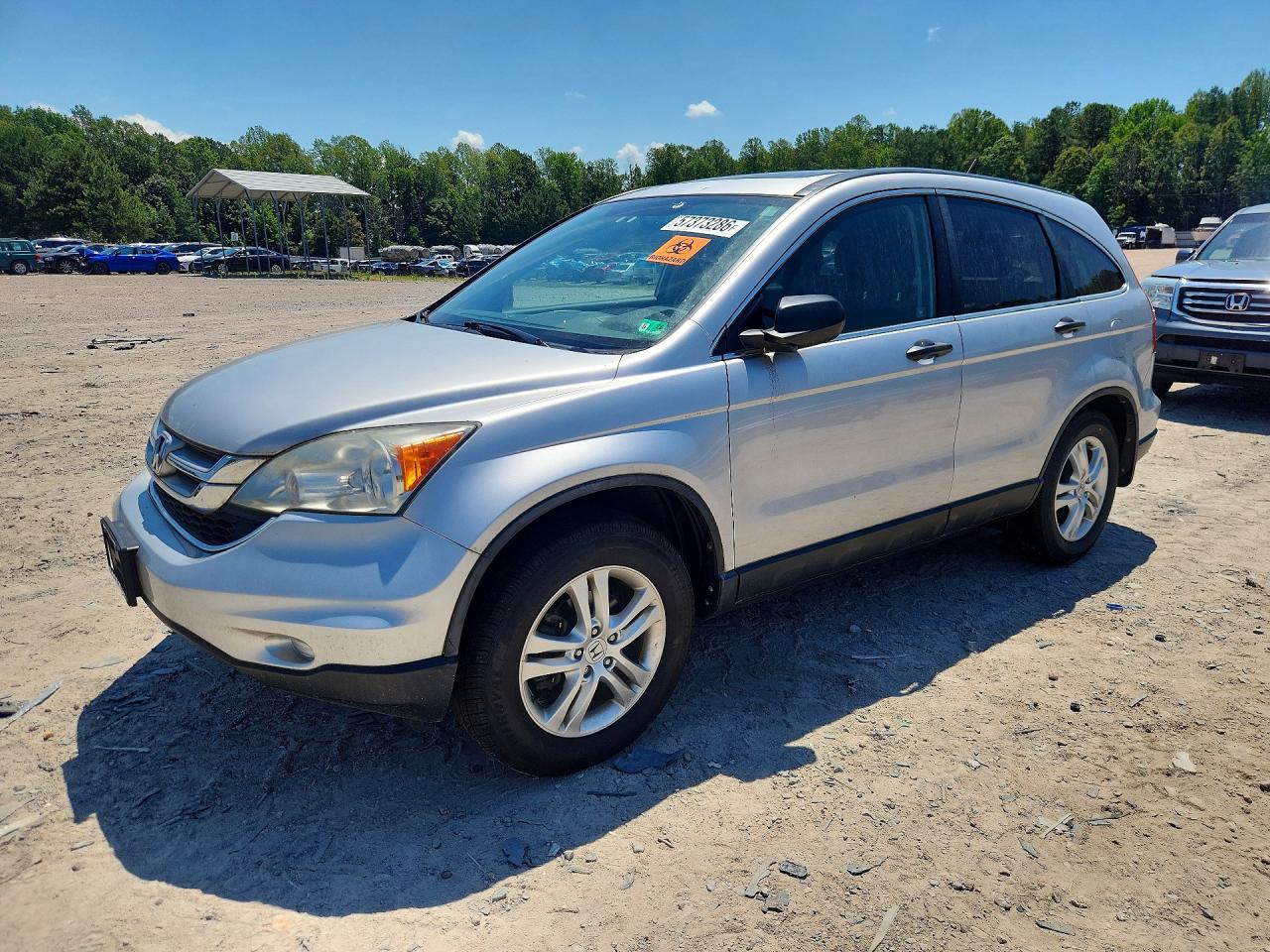 2010 Honda CR-V EX, VIN 5J6RE4H57AL067429 — Roof