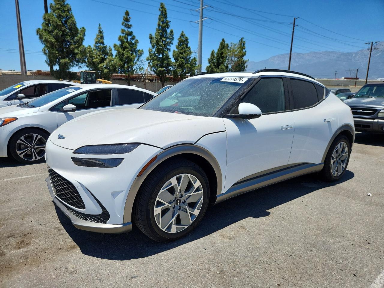 2025 Genesis GV60 Standard, VIN KMUKB4SA4SU028828 — Water / flood