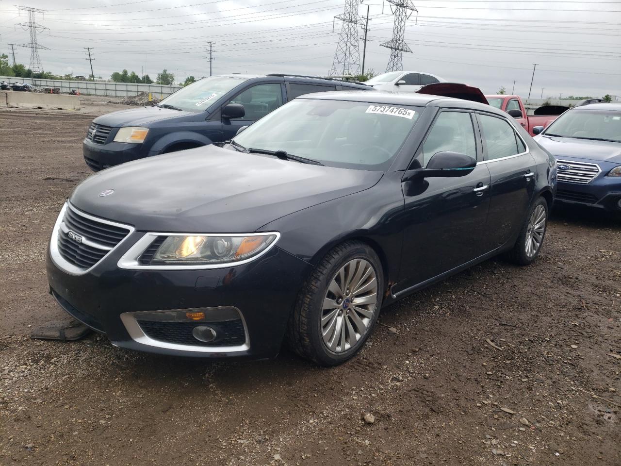 2010 Saab 9-5 Aero, VIN YS3GR4BJ7A4002719 — Front end