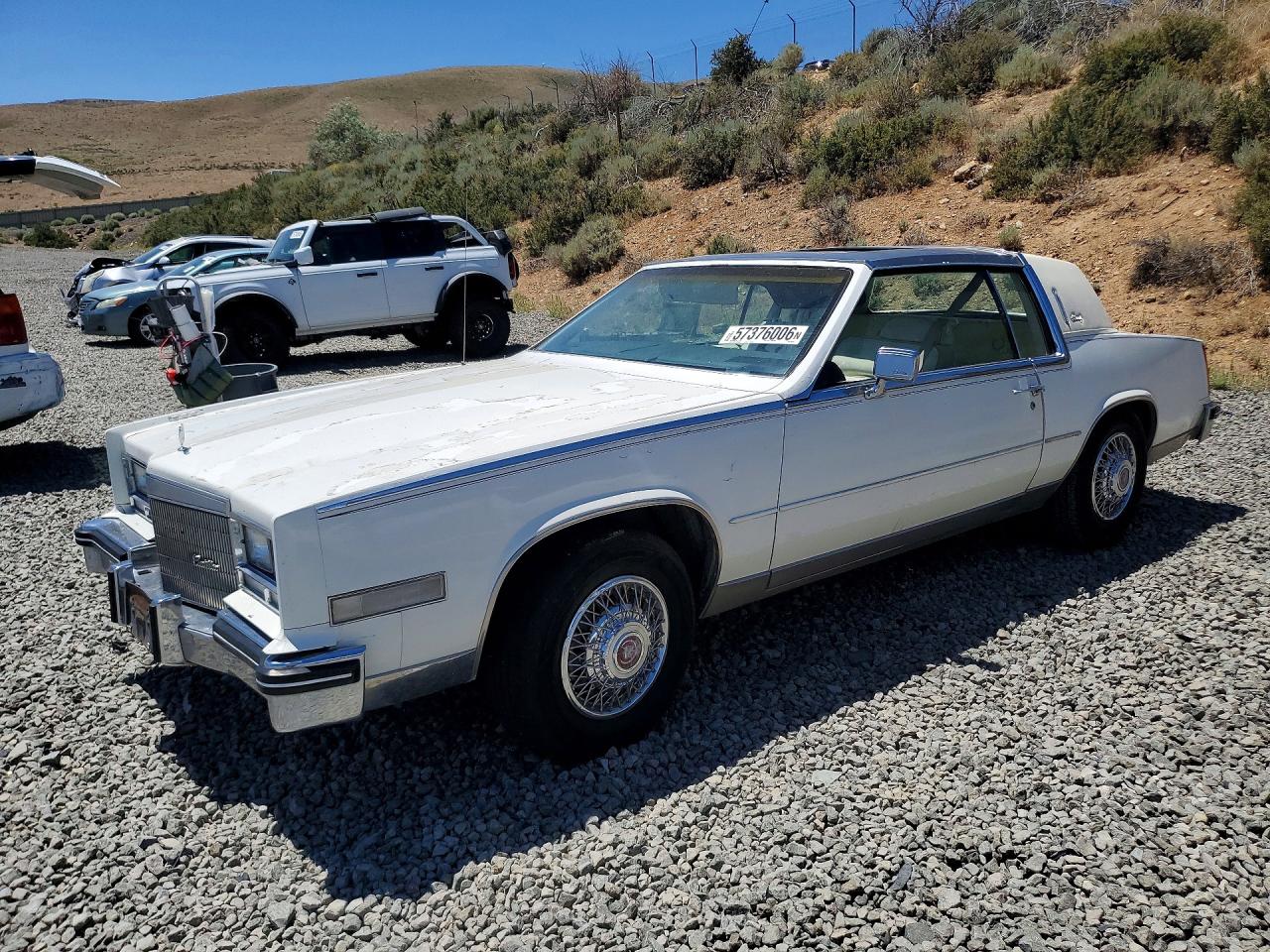 1985 Cadillac Eldorado, VIN 1G6EL5788FE602214 — Мелкие вмятины и царапины