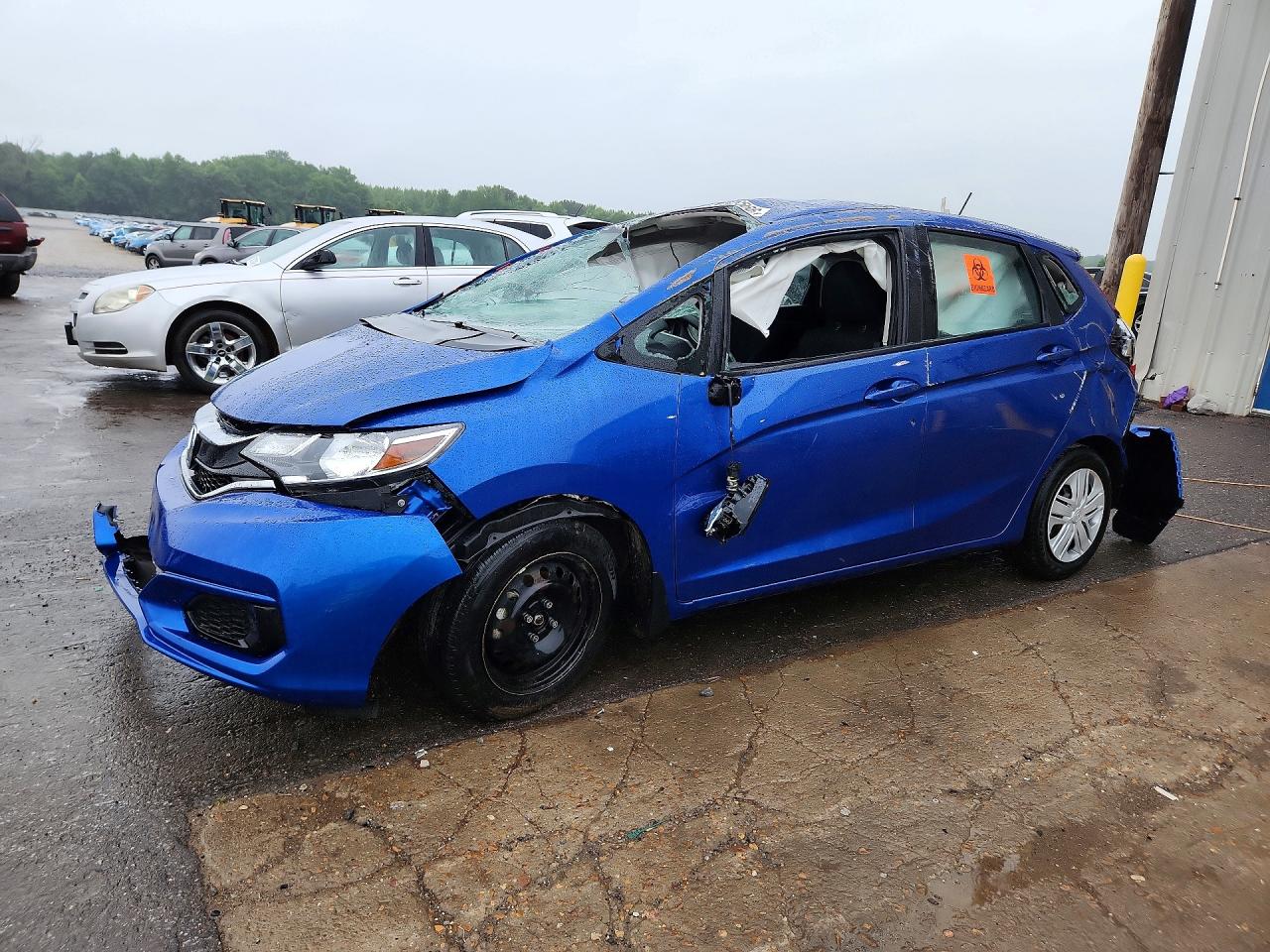 2020 Honda Fit LX, VIN 3HGGK5H40LM733312 — Rollover