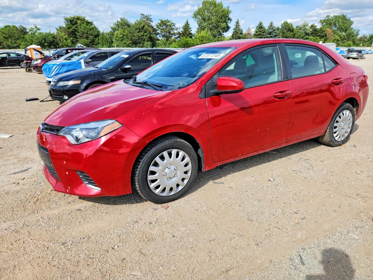2016 Toyota Corolla LE, VIN 2T1BURHE6GC744056 — Side