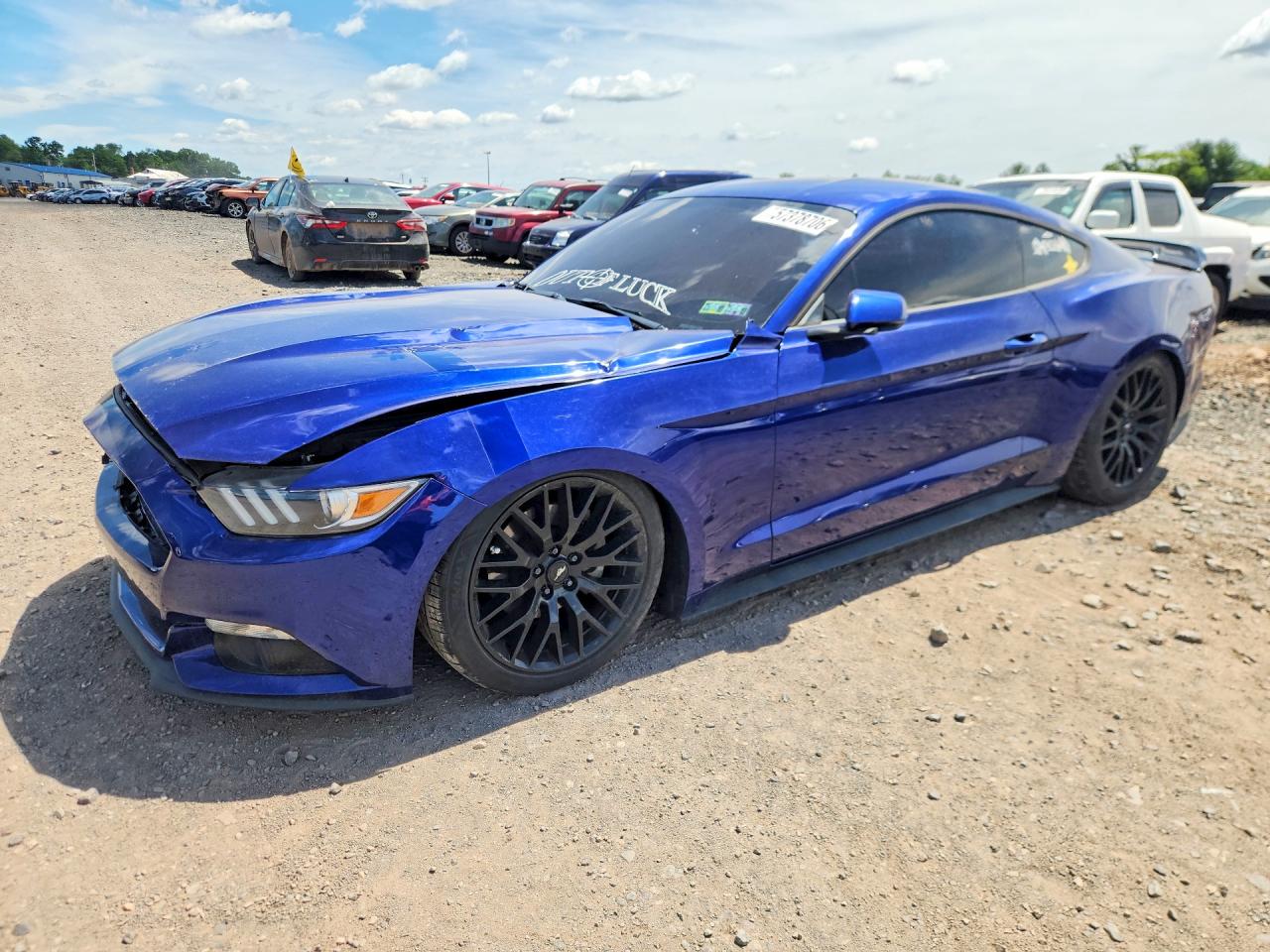 2016 Ford Mustang EcoBoost Premium, VIN 1FA6P8TH4G5301900 — Front end