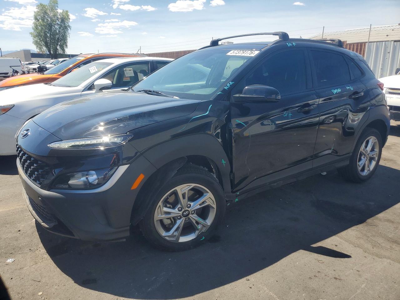 2022 Hyundai Kona SEL, VIN KM8K6CAB1NU920501 — Днище
