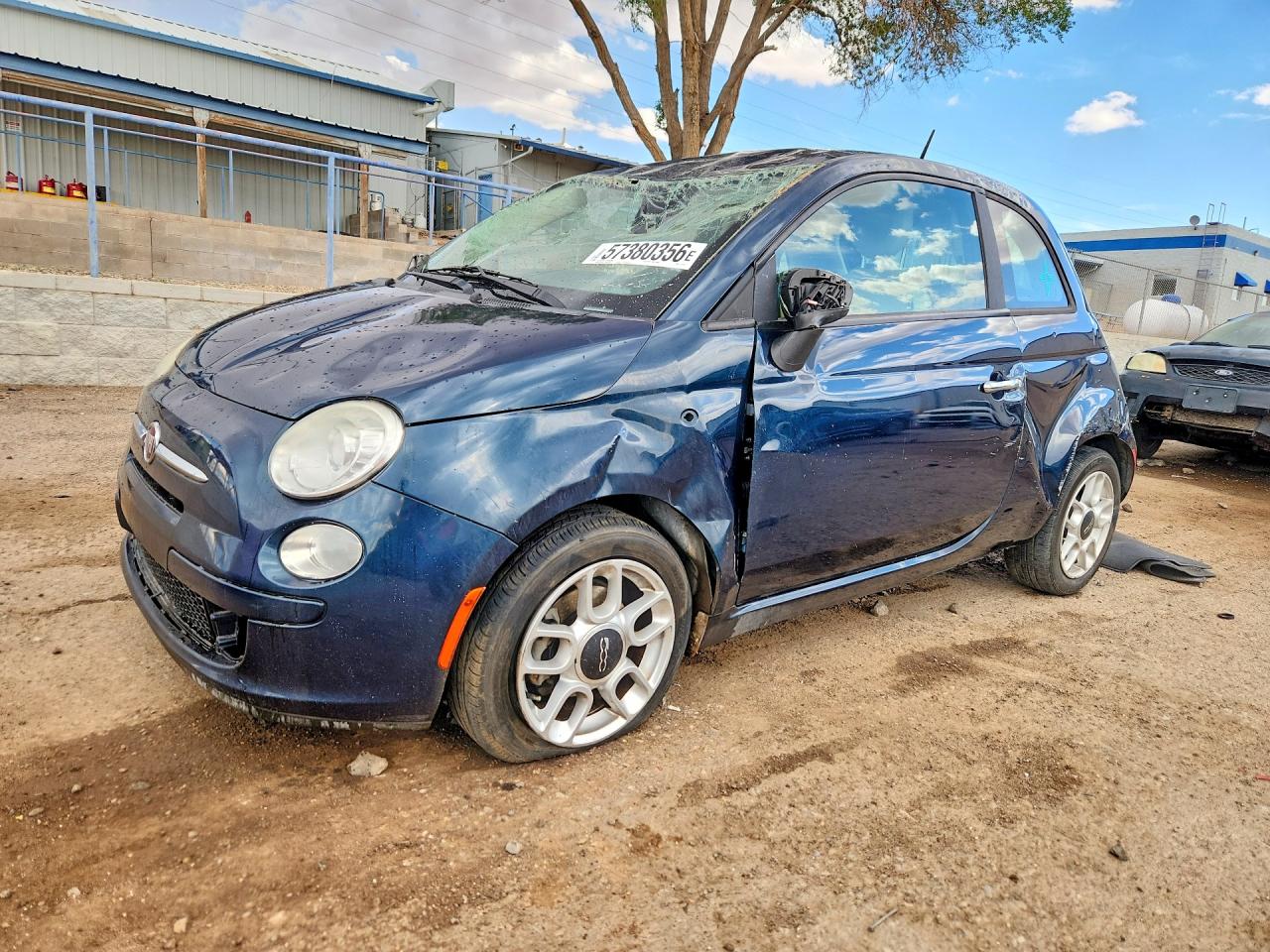 2013 FIAT 500 Pop, VIN 3C3CFFAR1DT737118 — Rollover