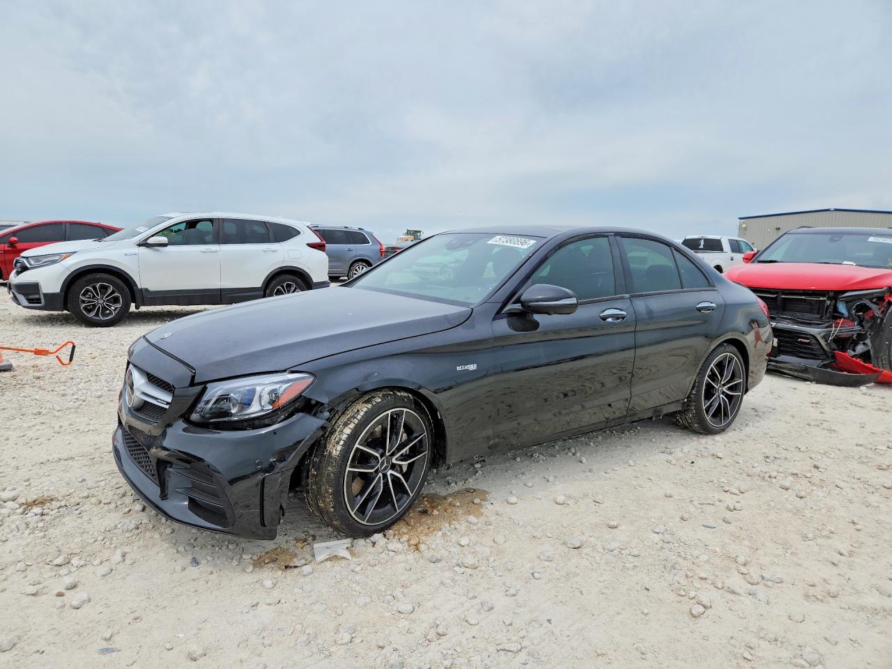 2019 Mercedes-Benz C 43 AMG, VIN 55SWF6EB2KU308733 — Front end