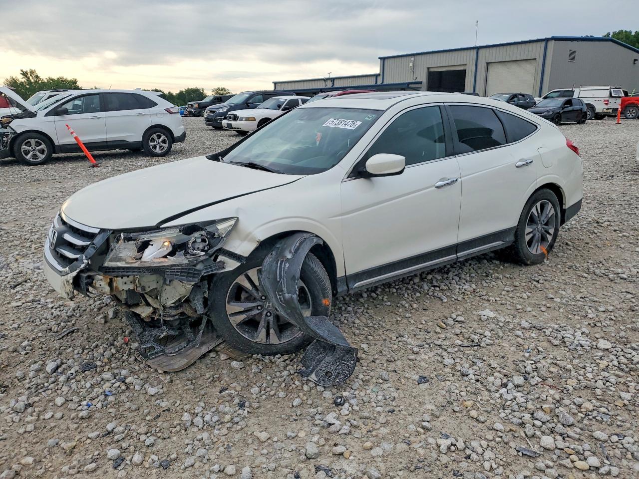 2013 Honda Crosstour EX-L, VIN 5J6TF2H5XDL001193 — Перед