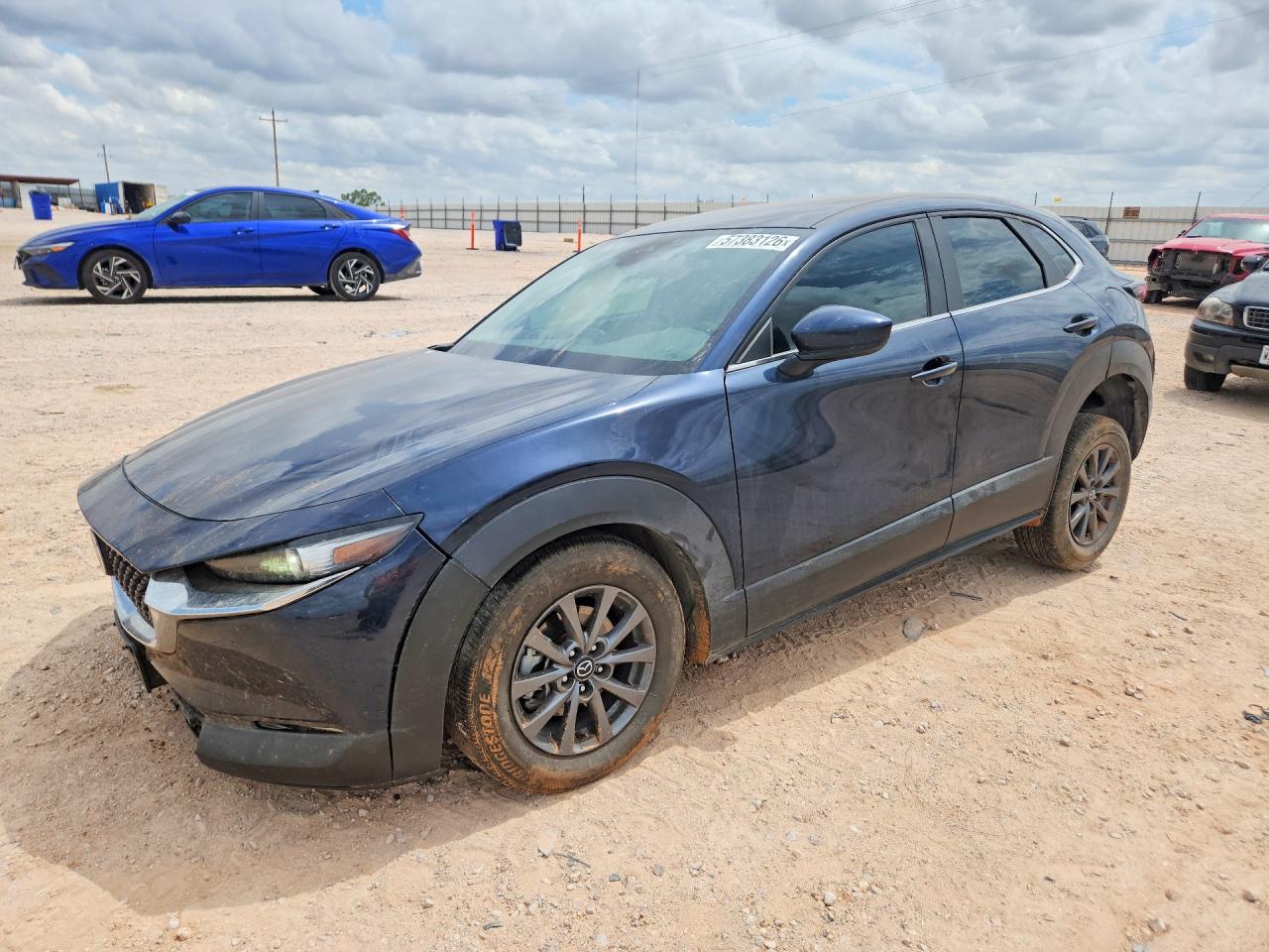 2023 Mazda CX-30 S, VIN 3MVDMBAM7PM541720 — Front end