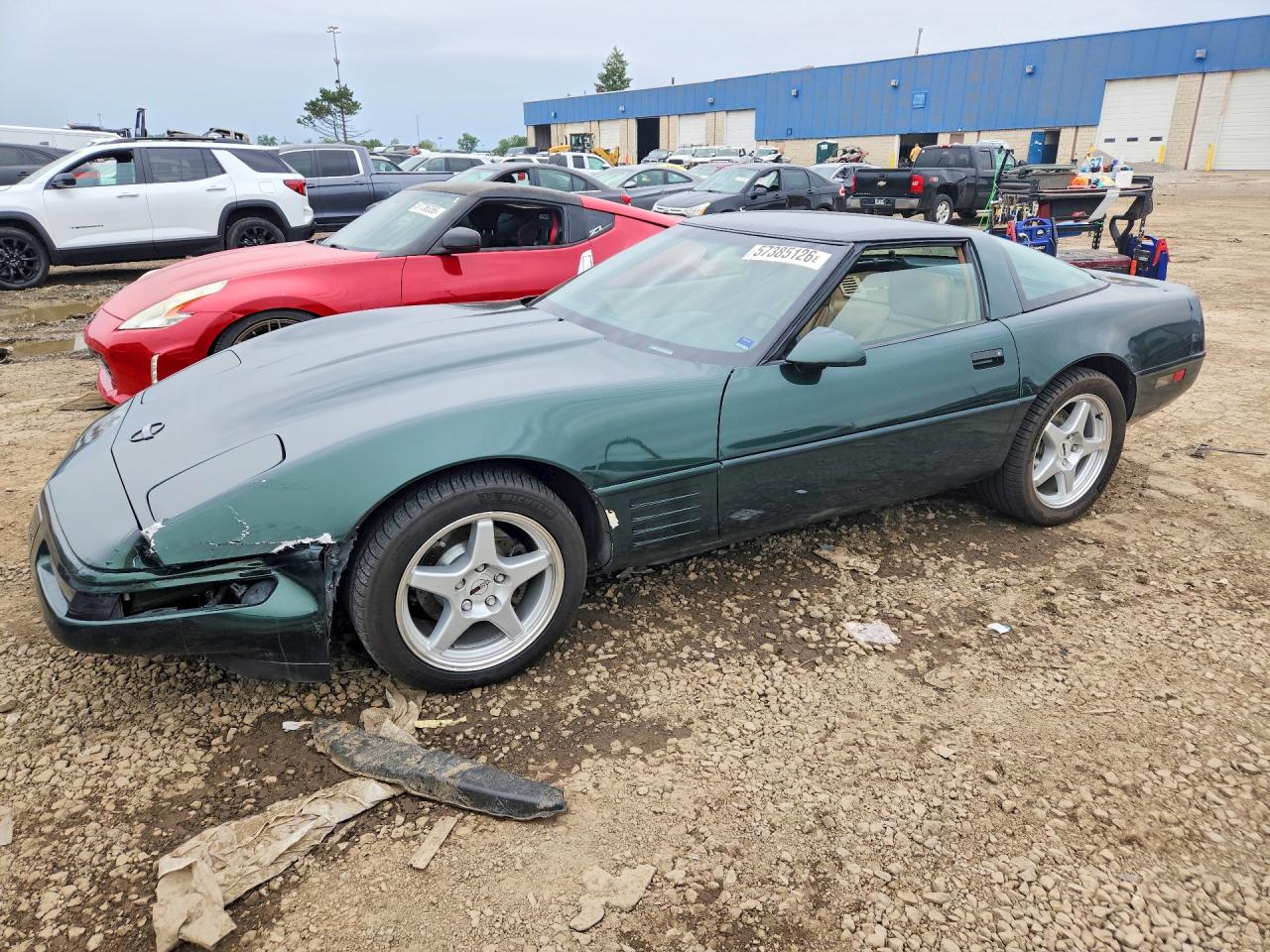 1992 Chevrolet Corvette, VIN 1G1YY23P9N5117871 — Front end