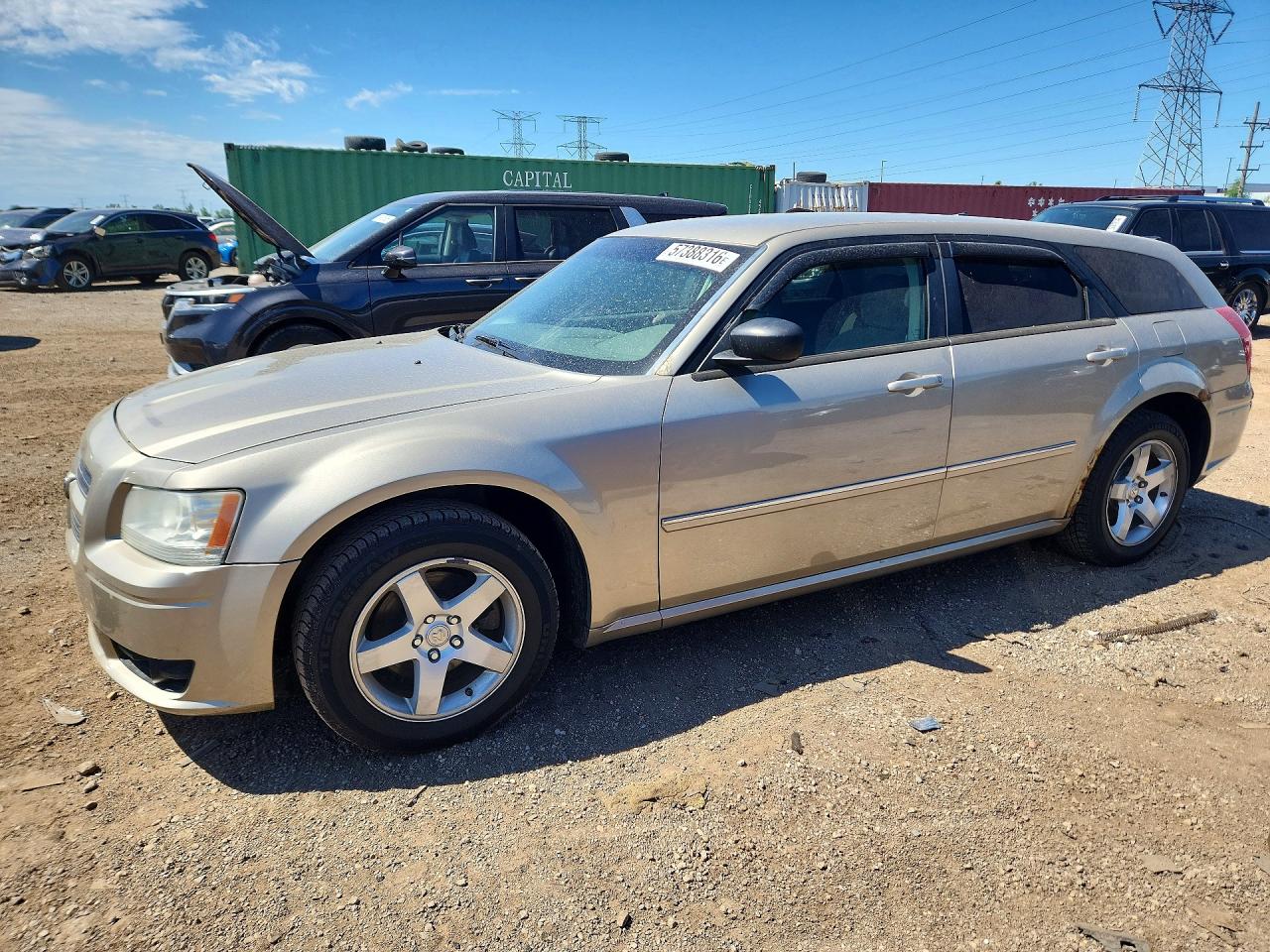 2008 Dodge Magnum SXT, VIN 2D4FV37V28H242717 — Перед