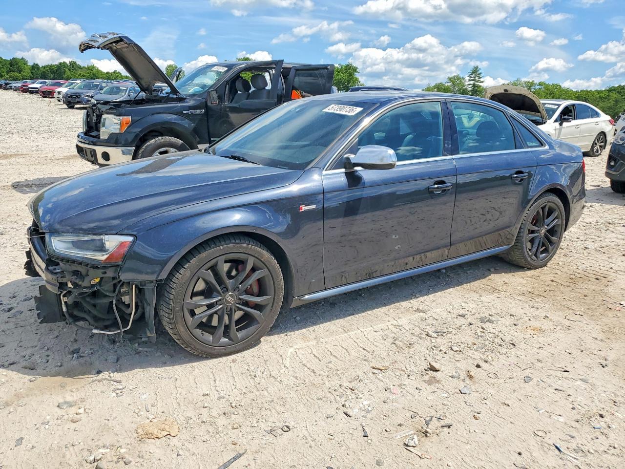 2014 Audi S4 Premium Plus, VIN WAUBGAFL3EA141686 — Front end