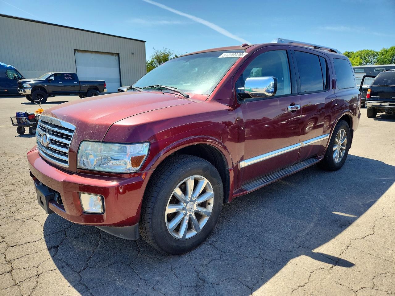 2010 Infiniti QX56, VIN 5N3ZA0NEXAN906804 — Мелкие вмятины и царапины