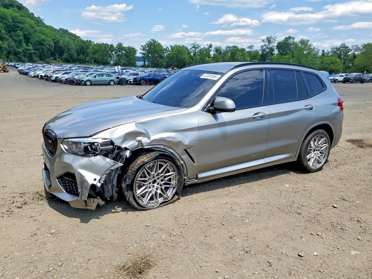 2020 BMW X3 M Competition, VIN 5YMTS0C03L9B17410 — Front end