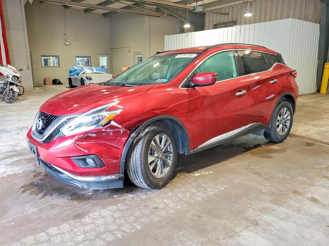 2018 Nissan Murano SV, VIN 5N1AZ2MHXJN133533 — Front end