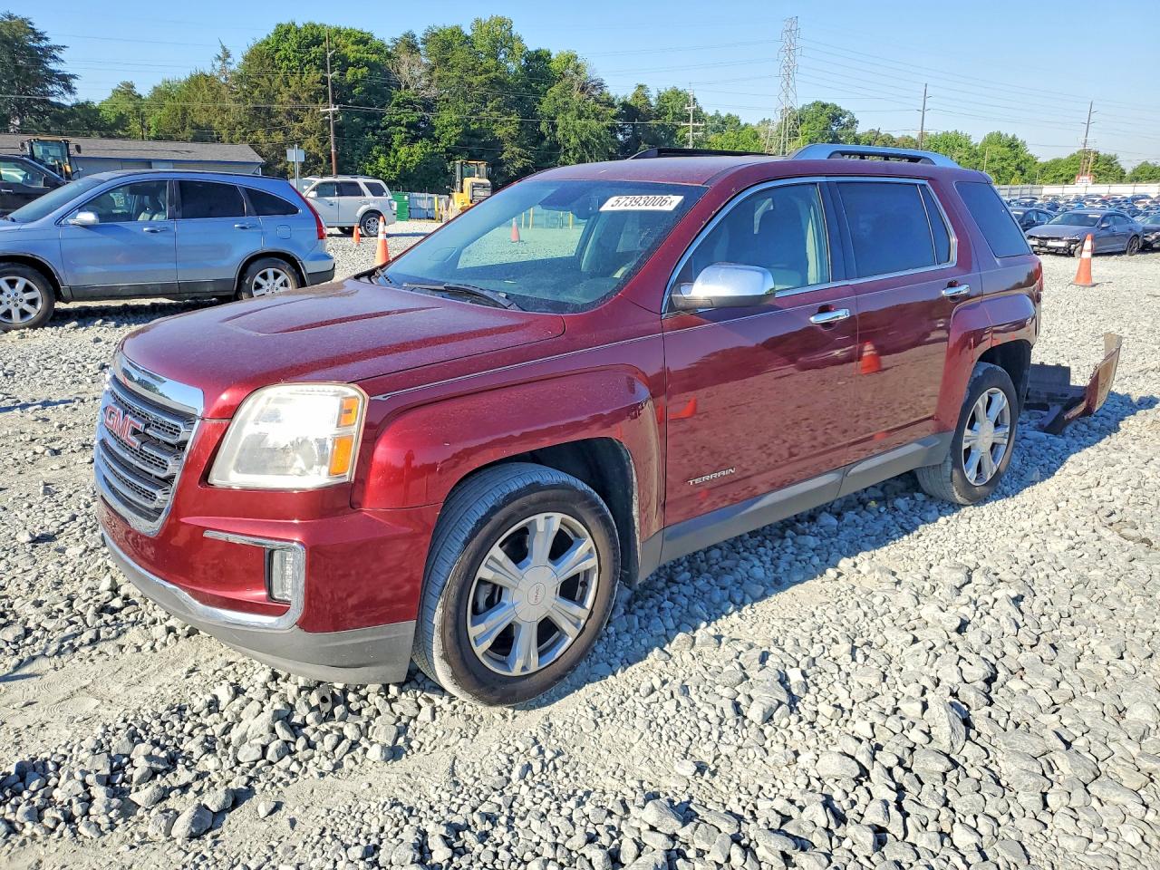 2016 GMC Terrain SLT, VIN 2GKFLPE33G6234491 — Rear end