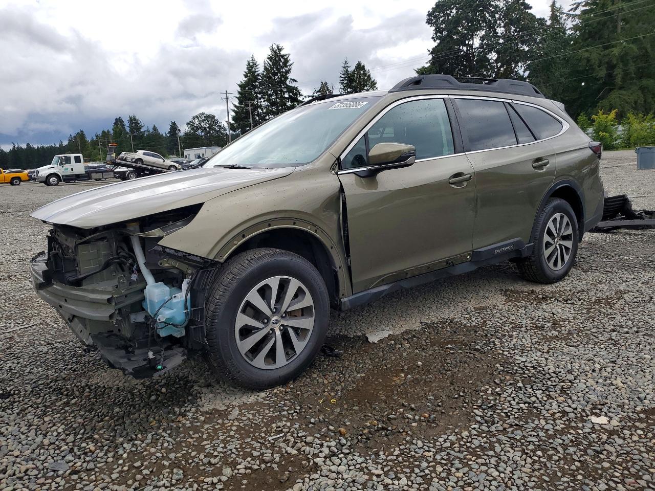 2021 Subaru Outback Premium, VIN 4S4BTADC2M3206298 — Перед