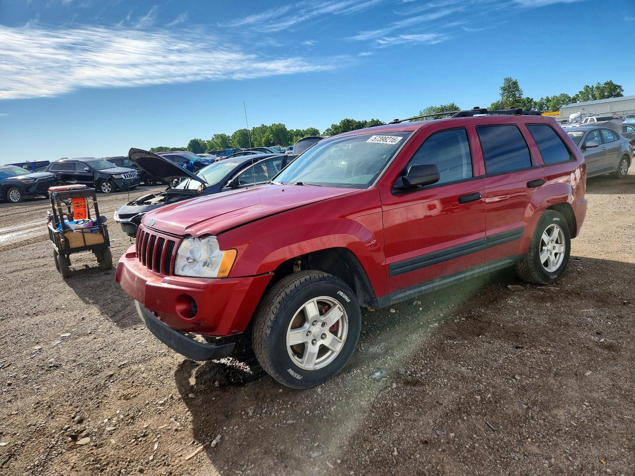2005 Jeep Grand Cherokee Laredo, VIN 1J4GR48K95C715361 — Rear end