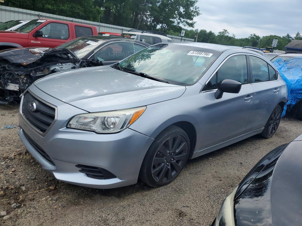 2017 Subaru Legacy, VIN 4S3BNAA65H3008723 — Rear end