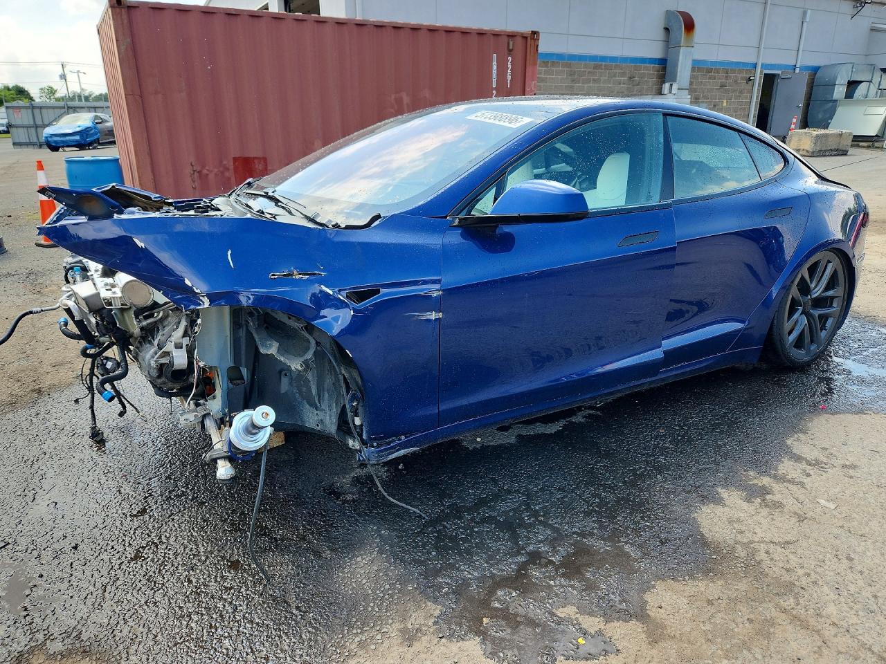 2023 Tesla Model S Plaid, VIN 5YJSA1E68PF499120 — Front end
